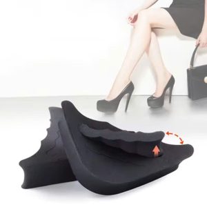 MINSU M5509 4D T-Shaped Heel Pads, Silicone Particles, Protective, Anti-Scratch, Anti-Falling High Heel Heels